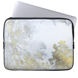 Capa Para Notebook Resplendor Dourado de Folhas Largas