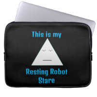 Resting Robot Stare - Eletrônicos Bag