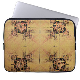 Capa Para Notebook Retângulo de ouro