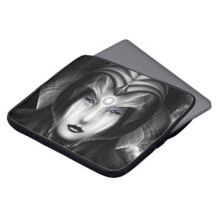 Capa Para Notebook Retrato Da Bolsa de laptop Cyiria Midnight