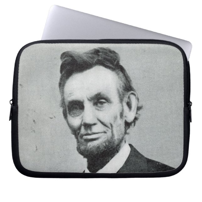 Capa Para Notebook Retrato de Abe Lincoln 1 (Frente)