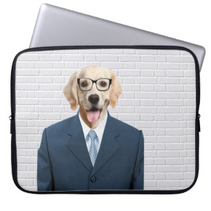 Capa Para Notebook Retriever de ouros em conjunto de negócios