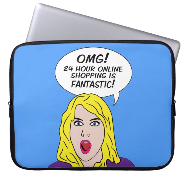CAPA PARA NOTEBOOK RETRO HISTÓRIA EM QUADRINHOS BOLSA DE LAPTOP (Frente)