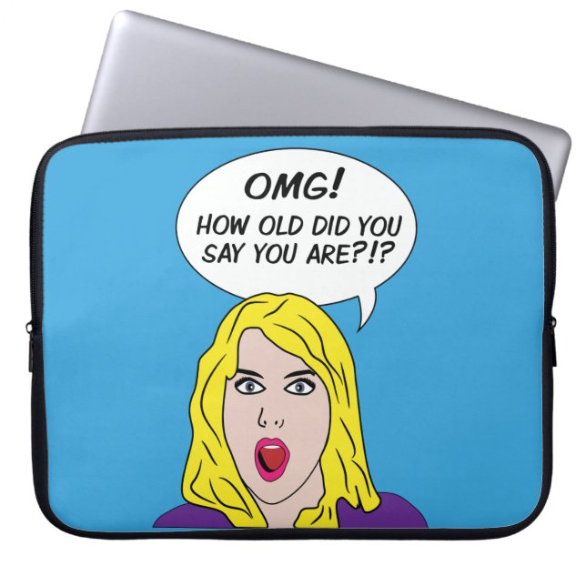 CAPA PARA NOTEBOOK RETRO HISTÓRIA EM QUADRINHOS BOLSA DE LAPTOP (Frente)