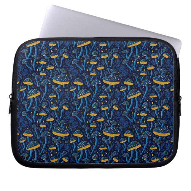Capa Para Notebook Retro Mushroom Vibes (Frente)