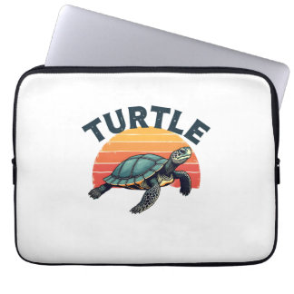 Capa Para Notebook Retro Turtle T-Shirt