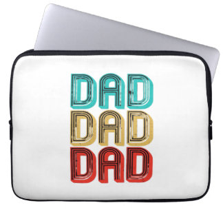 Capa Para Notebook Retro Vintage Anos 70 Pai Essencial