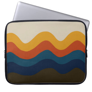 Capa Para Notebook Retro Vintage Ondas de 70