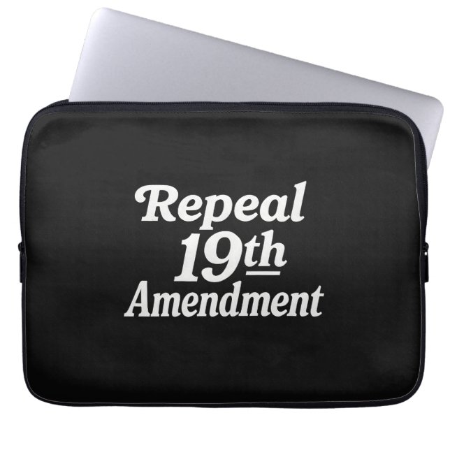 Capa Para Notebook Revogar a 19ª emenda (Frente)