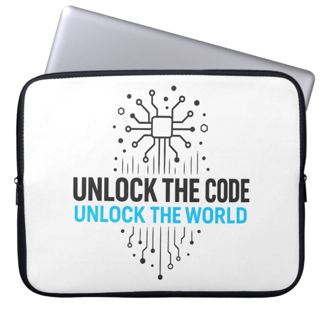Capa Para Notebook Revolução da Ciper: Acesso ao Mundo Digital Abstra (Frente)