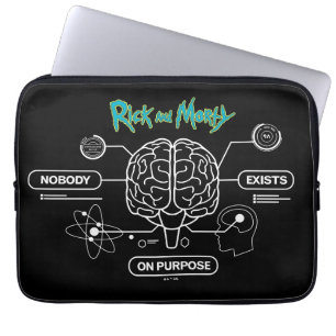 Capa Para Notebook RICK AND MORTY™ Baixar Cérebro Reserva