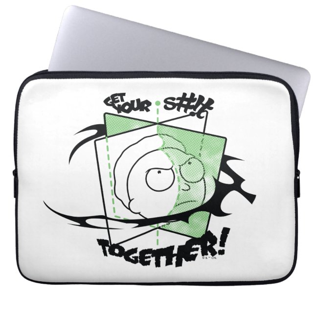 Capa Para Notebook RICK AND MORTY™ | Organize sua vida! (Frente)