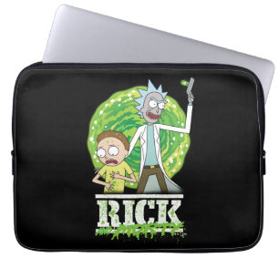 Capa Para Notebook RICK E MORTY™   Abertura Verde
