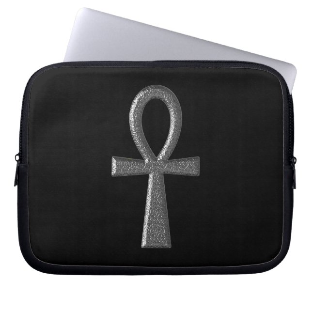 Capa Para Notebook Rico Silver Ankh (Frente)