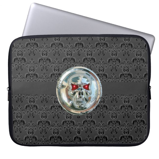 Capa Para Notebook RIDERS DE CRUZAMENTO cinza Negra (Frente)