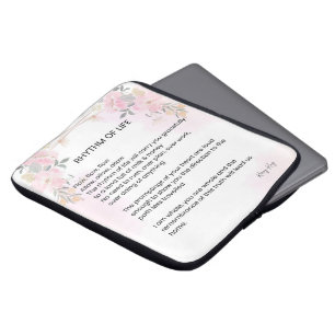 Capa Para Notebook Ritmo De Vida - Esperança Encheu Poema