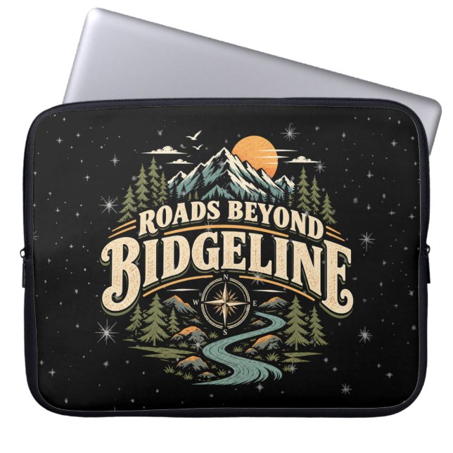 Capa Para Notebook Roads Beyond Ridgeline Mountain Adventure Laptop S (Frente)