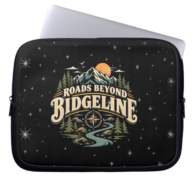Capa Para Notebook Roads Beyond Ridgeline Mountain Adventure Laptop S (Frente)