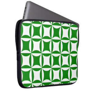 Capa Para Notebook Robbing Peter to Pay Green Patterno