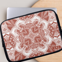Capa Para Notebook Robins Mandala Boho Birds