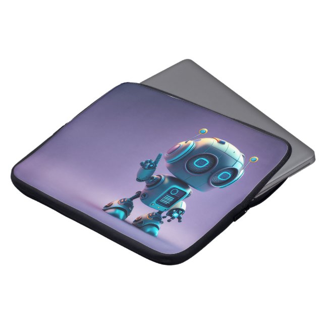 Capa Para Notebook Robotic Theme Laptop Sleeves (Frente Topo)
