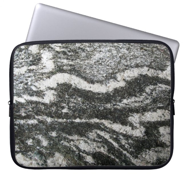 Capa Para Notebook Rocha cinzenta da geologia com teste padrão (Frente)