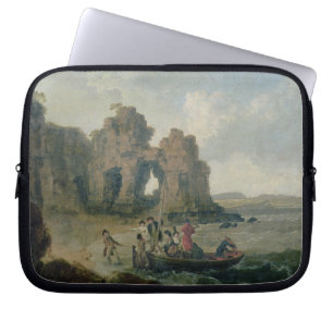 Capa Para Notebook Rocha do castelo (ilha), canal de Flatholm de