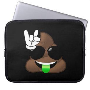 Capa Para Notebook Rocha no tombadilho de Emoji