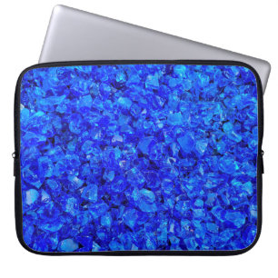 Capa Para Notebook Rochas de Vidro Azul