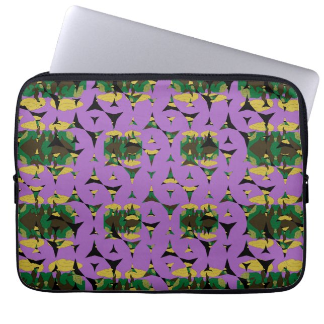 Capa Para Notebook Rodas de Fogo do Céu Contidas (Frente)