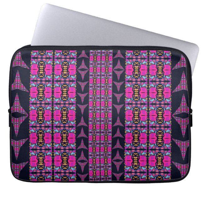 Capa Para Notebook Rodas Florais Sortidas (Frente)