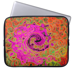Capa Para Notebook Rolo Líquido Retro-Líquido do Abstrato do Groovk R