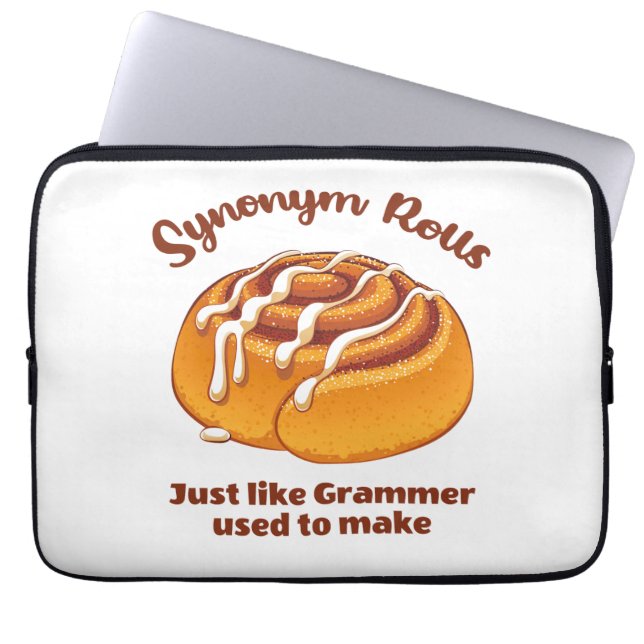 Capa Para Notebook Rolos Sinônimos Como Grammer Costumava Fazer (Frente)