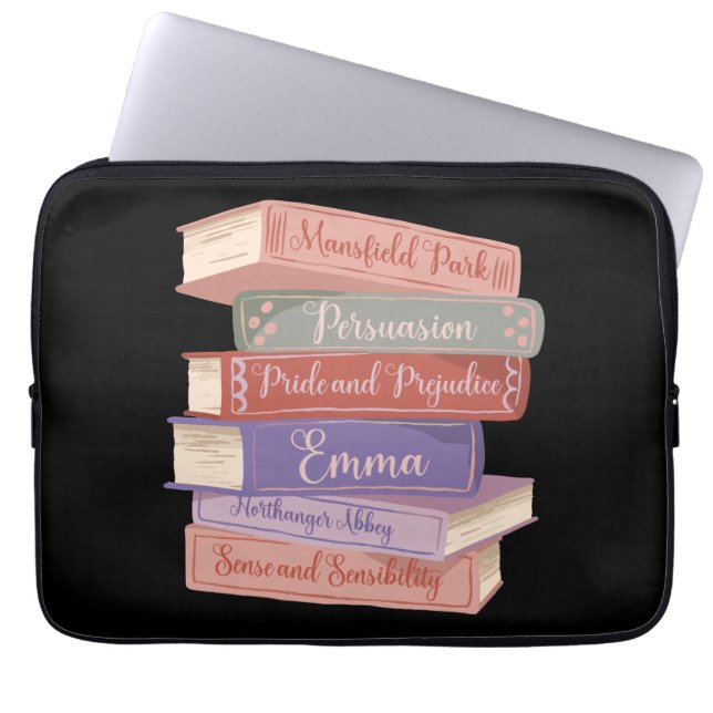 Capa Para Notebook Romances de Jane Austen V (Frente)