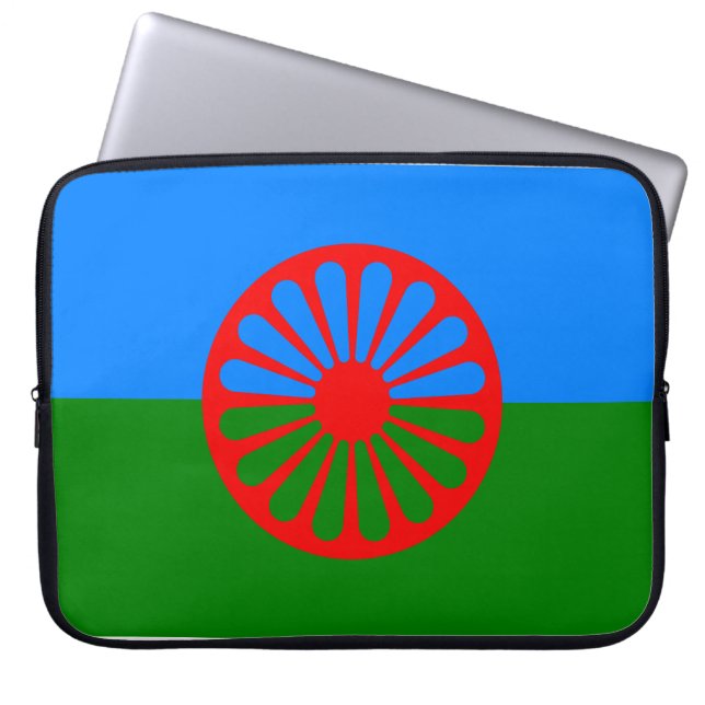 Capa Para Notebook Romani Flag (Frente)