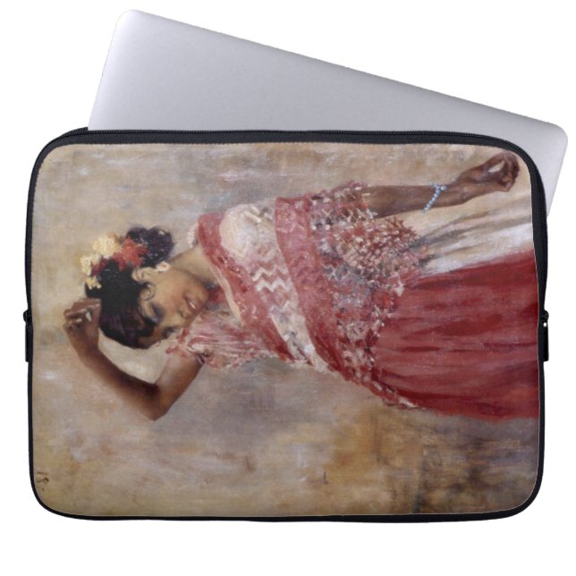 Capa Para Notebook Romani Gypsy Woman Dancing (por Albert Edelsense) (Frente)