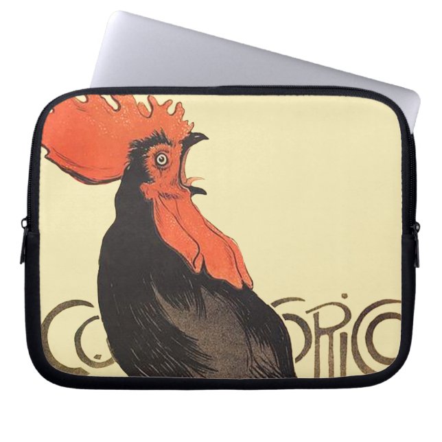 Capa Para Notebook Rooster Steinlen Cocorico Arte Francesa (Frente)