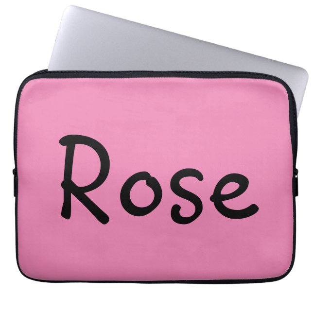 Capa Para Notebook Rosa (Frente)
