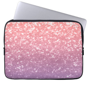 Capa Para Notebook Rosa cor-de-rosa lavanda roxa brilha