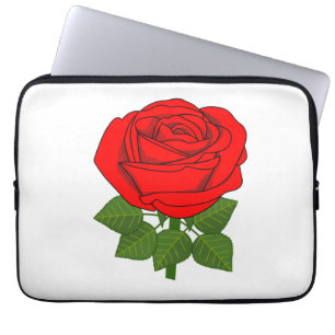 Capa Para Notebook Rosa da ventoinha - rosa vermelha!