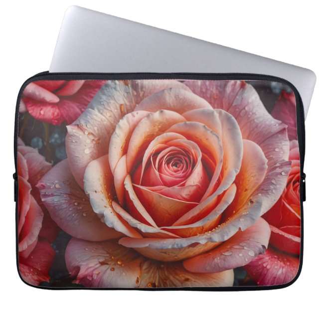 Capa Para Notebook Rosa de escuta (Frente)