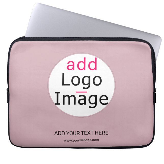 Capa Para Notebook Rosa de poeirento moderno e personalizável profiss (Frente)