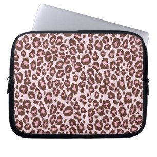 Capa Para Notebook Rosa e impressão da chita de Brown