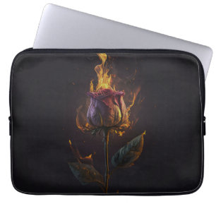 Capa Para Notebook rosa no fogo