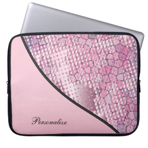 Capa Para Notebook Rosa Psicodélico Divertido com um Splatter de Pon