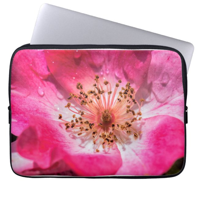 Capa Para Notebook Rosa Rosa (Frente)
