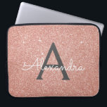 Capa Para Notebook Rosa Rosa Rosa Rosa Rosa Dourada, Brilhante e Mono<br><div class="desc">Rosa rosa rosa rosa Dourada e Cinza de carvão (Cinzas) Faux Glitter e Sparkle Elegant Monogramas. Esse caso pode ser personalizado para incluir seu nome inicial e próprio.</div>
