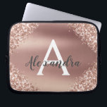 Capa Para Notebook Rosa Rosa Rosa Rosa Rosa Dourada, Brilhante e Mono<br><div class="desc">Rosa Rosa Rosa Rosa Dourada,  Brilhante e Miniatura Metálica Elegante de Folhas Espelhadas. Esse caso pode ser personalizado para incluir seu nome inicial e próprio.</div>