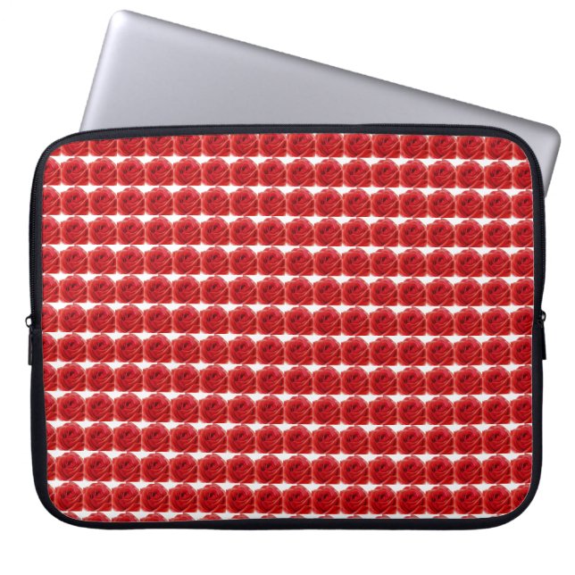 Capa Para Notebook Rosa vermelha (Frente)