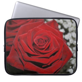 Capa Para Notebook Rosa vermelha bonita